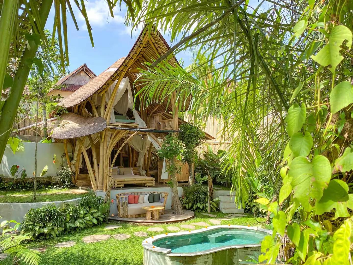 Wahem Eco Bamboo - Magical Bamboo House Ubud Bali Βίλα Εξωτερικό φωτογραφία