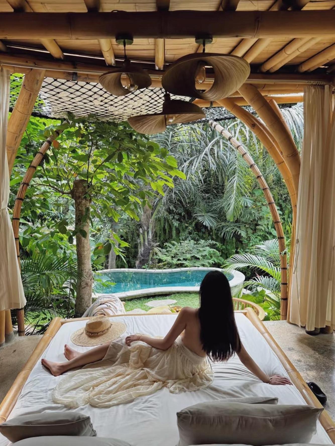 Wahem Eco Bamboo - Magical Bamboo House Ubud Bali Βίλα Εξωτερικό φωτογραφία